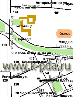 GPS карта Калининграда для ГИС Русса