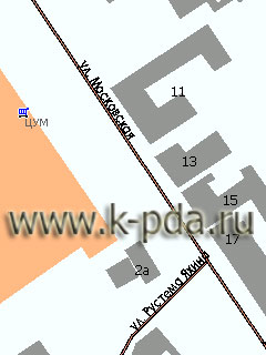 GPS карта Казани для ГИС Русса