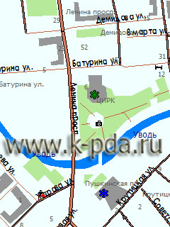 GPS карта Иваново для ГИС Русса