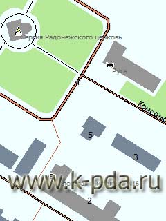 GPS карта Чапаевска для ГИС Русса