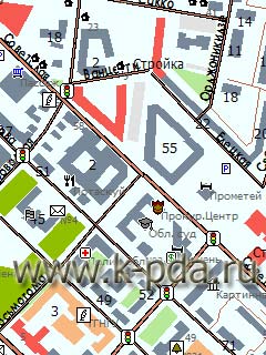 GPS карта Тюмени для ГИС Русса