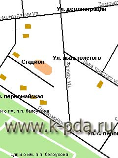 GPS карта Тулы для ГИС Русса