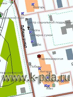 GPS карта Тольятти для ГИС Русса