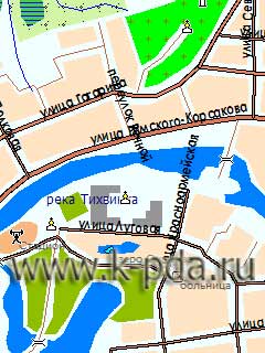 GPS карта Тихвин для ГИС Русса