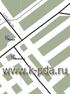 GPS карта Талдон для ГИС Русса
