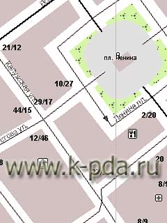 GPS карта Серпухова для ГИС Русса