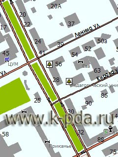 GPS карта Перми для ГИС Русса
