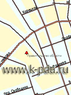 GPS карта Оренбурга для ГИС Русса