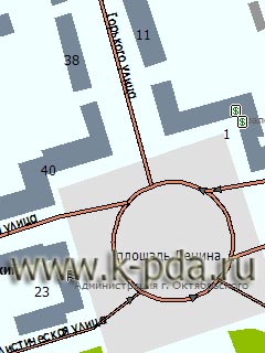GPS карта Октябрьского для ГИС Русса