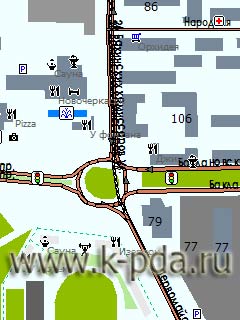 GPS карта Новочеркасска для ГИС Русса