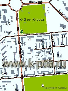GPS карта Новосибирска для ГИС Русса
