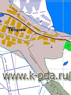 GPS карта Новороссийска для ГИС Русса