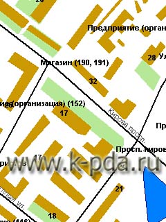GPS карта Мурманска для ГИС Русса