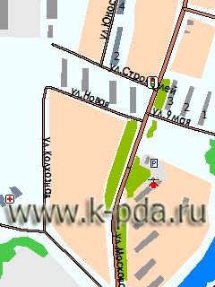 GPS карта Михнево для ГИС Русса