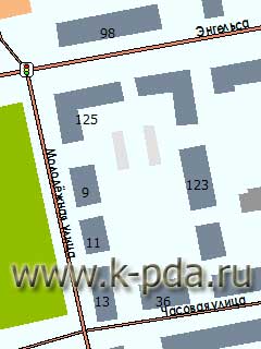 GPS карта Города Чистополь для ГИС Русса