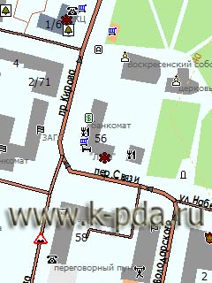 GPS карта Луга для ГИС Русса