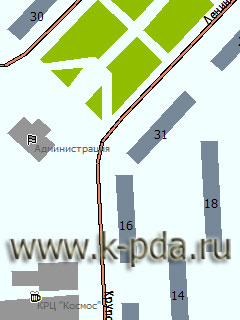 GPS карта Лениногорска для ГИС Русса