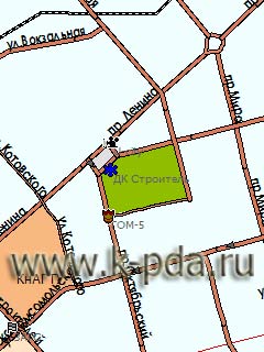 GPS карта Комсомольска-на-Амуре для ГИС Русса
