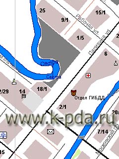GPS карта Г. Клин для ГИС Русса
