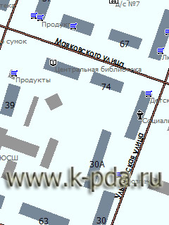 GPS карта Кинель для ГИС Русса