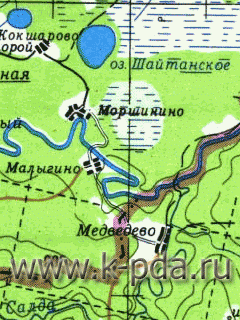 GPS карта Свердловской области для OziExplorer
