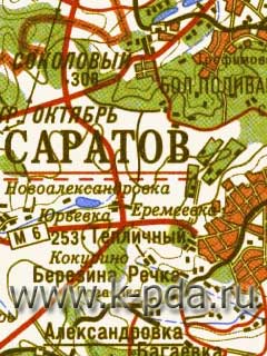 GPS карта Саратовской области для OziExplorer
