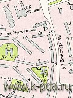GPS карта Новочебоксарскадля OziExplorer
