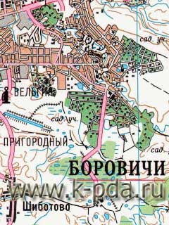 GPS карта Новгородской областидля OziExplorer