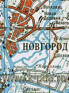 GPS карта Новгородской областидля OziExplorer