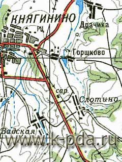 GPS карта Нижегородской областидля OziExplorer