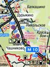 GPS карта Московской области для OziExplorer