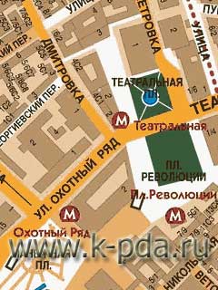 GPS карта Москвыдля OziExplorer