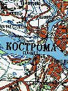 GPS карта Костромской области для OziExplorer