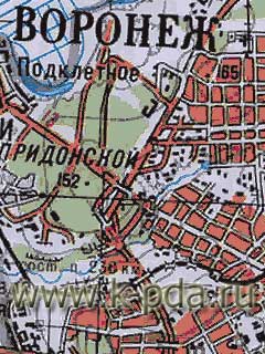 GPS карта Воронежской области для OziExplorer