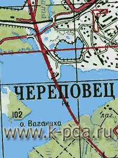 GPS карта Вологодской области для OziExplorer