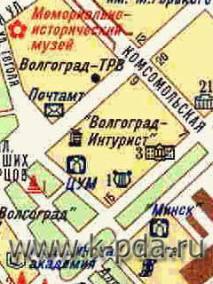 GPS карта Волгограда для OziExplorer