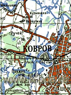 GPS карта Владимирской области для OziExplorer