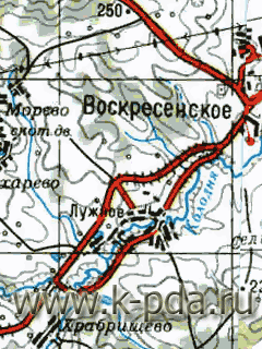 GPS карта Тульской области для OziExplorer