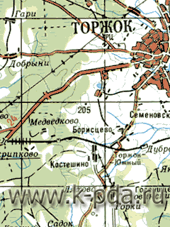 GPS карта Тверской области для OziExplorer