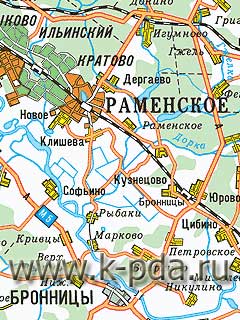GPS карта Московской области для SmartComGPS