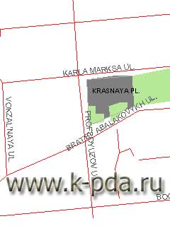 GPS карта Красноярска для SmartComGPS