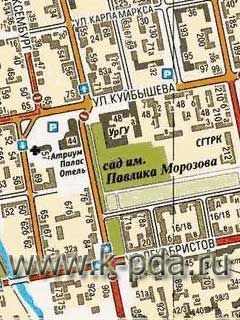GPS карта Екатеринбурга для SmartComGPS