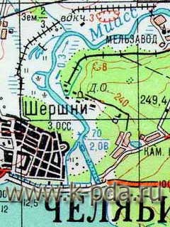 GPS карта Челябинской области для SmartComGPS