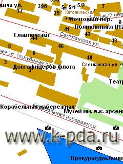 GPS карта Владивостока  для SmartComGPS