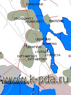 GPS карта Тверской области для SmartComGPS