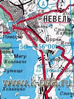 GPS карта Псковской области для SmartComGPS