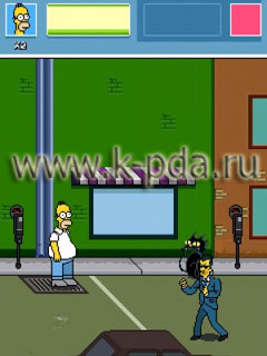 Игры для кпк и коммуникаторов Windows mobile The Simpsons Arcade