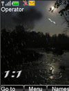 Тема для Nokia s40 Ночной дождь