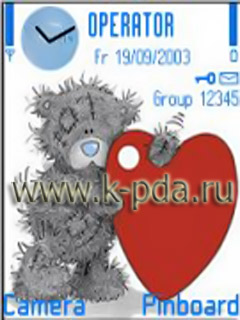 Тема для Nokia s60 sis nth Love Bear