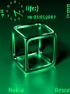 Тема для Nokia s60 sis nth Green Cube